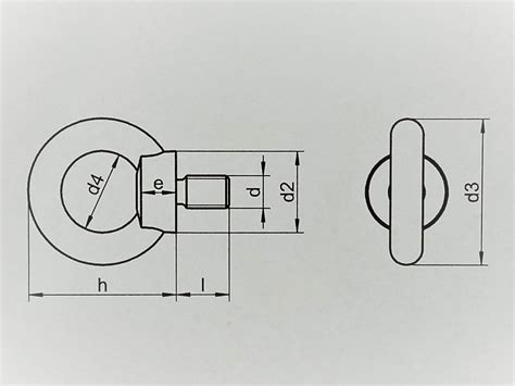 Ringschraube Din Ringmutter Din Edelstahl Geschmiedet Ebay