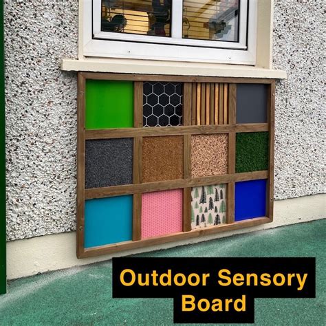 Large Outdoor Sensory Feel Board Etsy