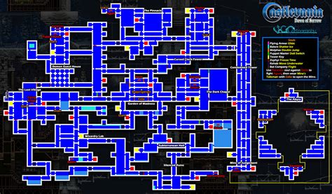 Castlevania Dawn Of Sorrow Map By Vgcartography On Deviantart