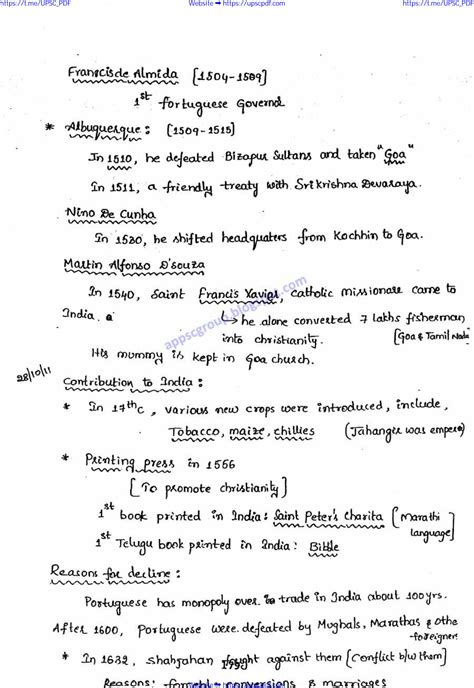 Solution Modern History Hand Written Notes Hand Written Notes For Upsc