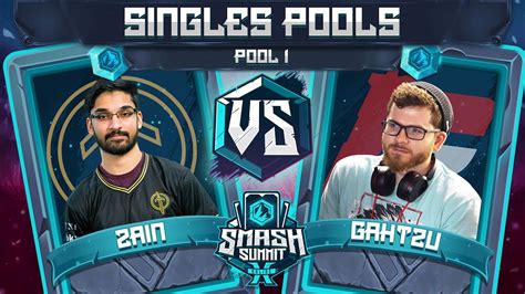 Zain Vs Gahtzu Singles Pools Pool 1 Smash Summit 10 Marth Vs