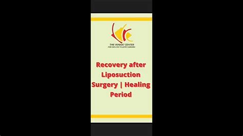 Recovery After Liposuction Surgery What Is The Healing Period For