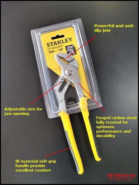 10 Dynagrip Groove Joint Plier STANLEY Buy Online