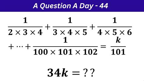 A Question A Day 44 Sequences Series Jee Main Jee Advanced