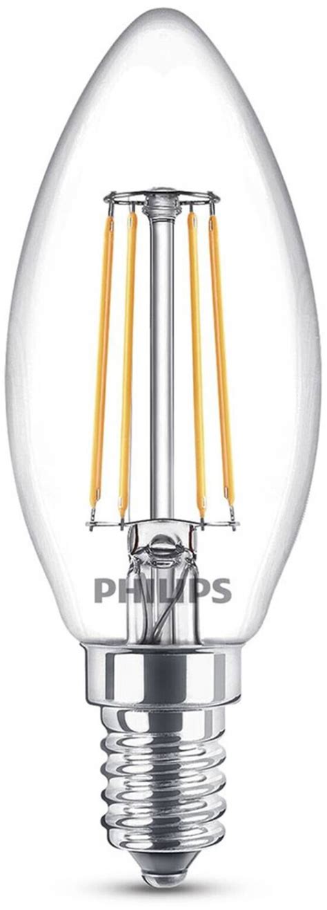 Philips Led Lampe Ersetzt W E Kerze B Klar Warmwei Lumen