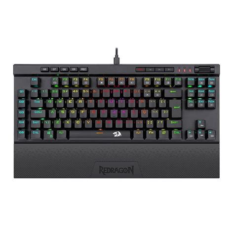 Teclado Mecânico Gamer Redragon Draconic Pro RGB Switch RED ABNT2