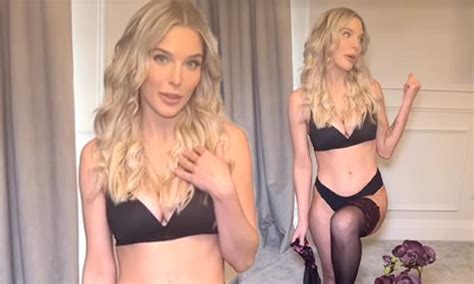 Helen Flanagan Showcases Her Recent Boob Job In Skimpy Lingerie And