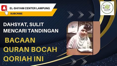 481 DAHSYAT SULIT MENCARI TANDINGAN BACAAN MAQOMAT QURAN BOCAH QORIAH