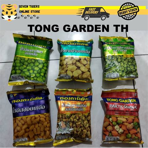 Tong Garden Thailand Salted And Flavoured Nuts Green Peas Kacang