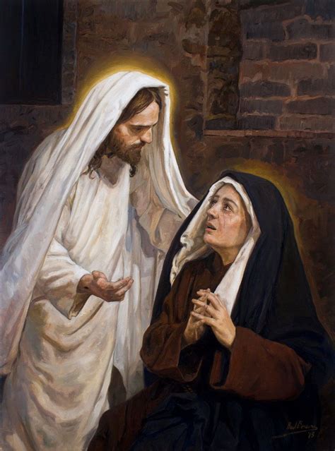 Jesus Comforts His Blessed Mother Jes S Consuela A Su Madre By