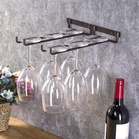 Porte Verres Pieds Suspendu Bar Rack Verres Rangement Tag Re