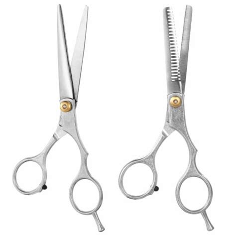 Professional Hair Cutting Scissors Set Stainless Steel Hairdressing Shears 61in 2 Count