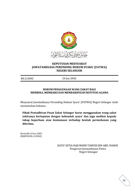 Hukum Penggunaan Wang Zakat Bagi Membina Membaiki Dan Membaikpulih