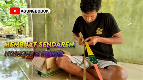 Cara Membuat Sendaren Ngukuk Ukuran Meter Dari Pita Kado Untuk