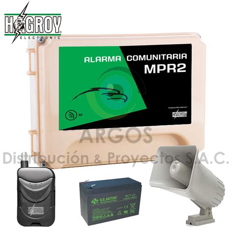 Kit Alarma Comunitaria Mpr Hagroy