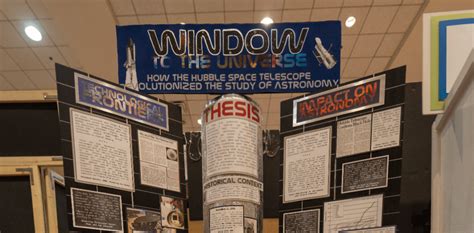 Exhibit Project Example Window To The Universe How The Hubble Space