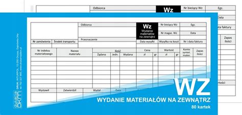 WZ druk wydanie materiałów na zewnątrz DL 80k Drukarnia WZ