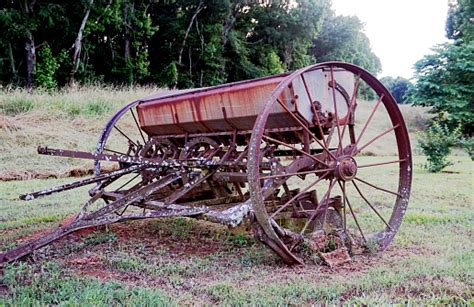 seed drill stock photo  image  agricultural