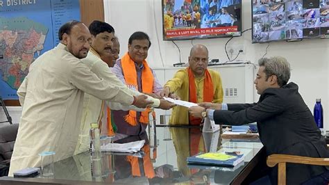 Assam BJP S Parimal Suklabaidya Files Nomination For Silchar Lok Sabha