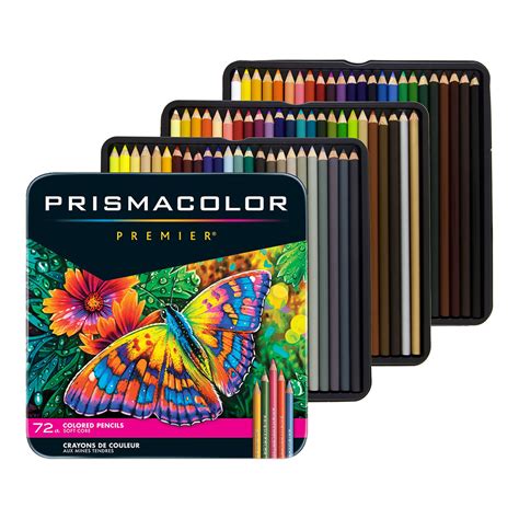 Prismacolor Premier Colored Pencils 72 Set Soft Core Markersnpens