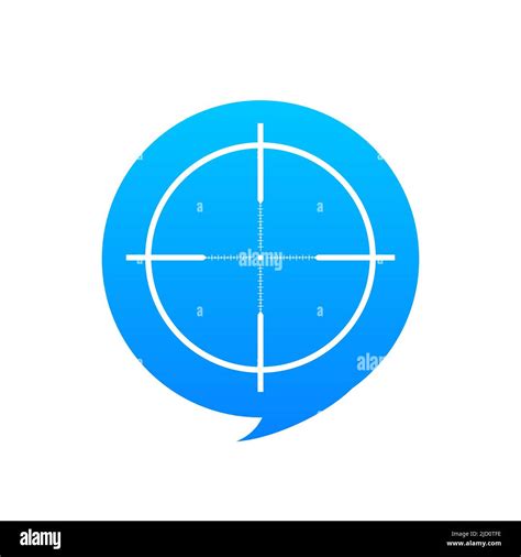 Sniper Scope Cross Rifle Optical Sight Isolated On Transparent