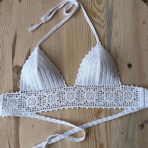 Hand Crochet Bikini Set Hand Crocheted Festival Set Hand Crochet Bikini