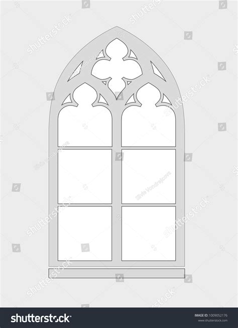 Gothic Window Vector Graphics 库存矢量图（免版税）1009052176 Shutterstock