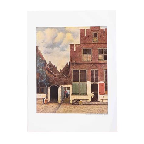 Poster Het Straatje Johannes Vermeer Museumdepotshop