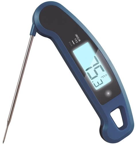 Lavatools Javelin Pro Duo Ambidextrous Backlit Instant Read Digital Meat Thermometer Indigo By