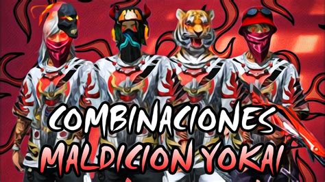 Las Mejores Combinaciones Con El Set Maldici N Del Yokai Free Fire