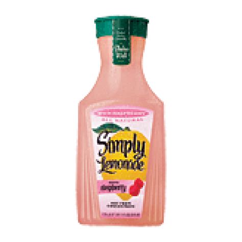 Simply Lemonade Lemonade With Raspberry L