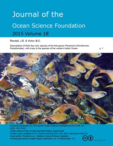 Journal of the Ocean Science Foundation