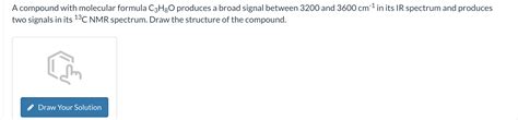 Solved A Compound With Molecular Formula C3H8O Produces A Chegg