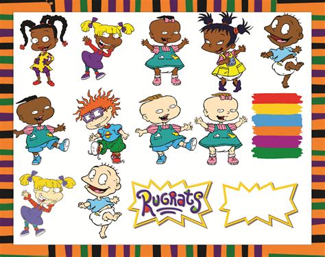 Combo Rugrats Png Bundle Rugrats Friends Tommy Chuckie Finster