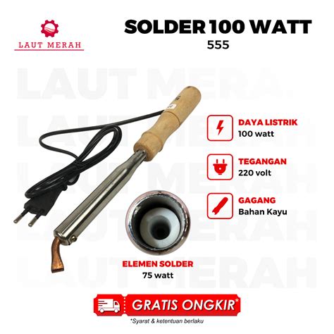 Jual Solder Listrik W Watt Bengkok Patri Gagang