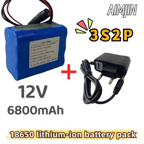 Wholesale Custom 3S2P 12V 6800mah Battery 18650 Li Ion 12 6V Batteries