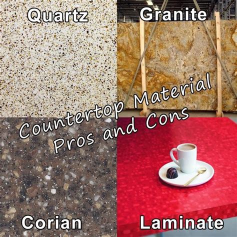 Countertop Selection Guide Quartz Vs Granite Vs Corian Vs Laminate