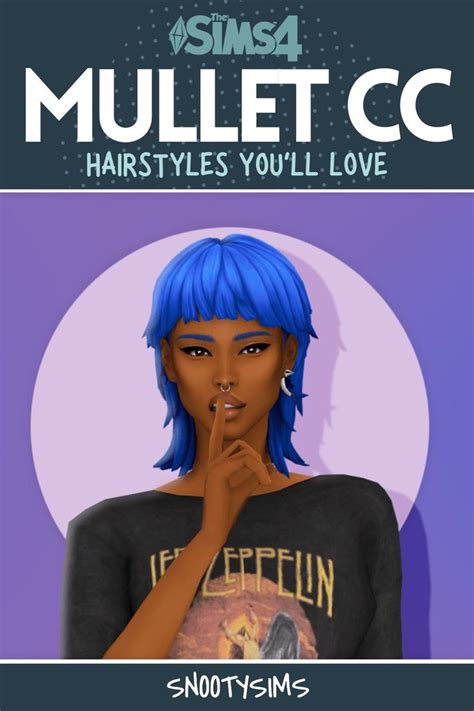 Sims 4 Mullet Hairstyles You Will Love | Sims 4 curly hair, Sims 4 hair ...