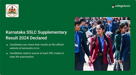 Karnataka Sslc Supplementary Result 2024 Out Get