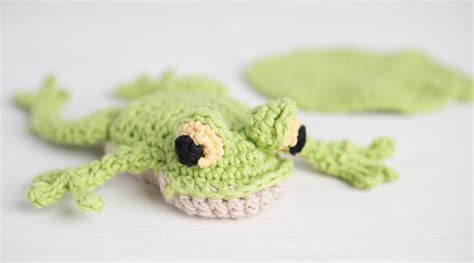 Crocheted Beanbag Frog With Lily Pads By Megan Kreiner Creativebug