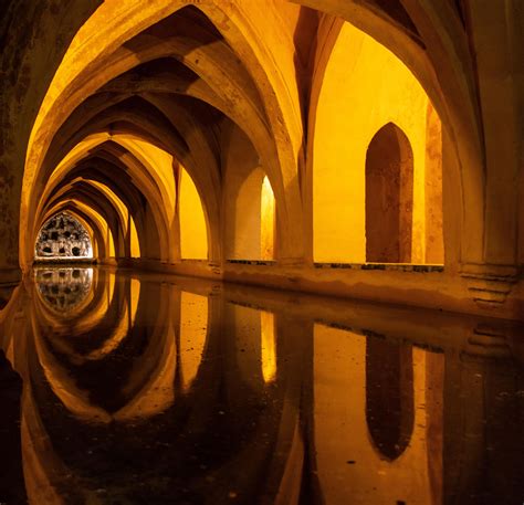 Baths of Lady Maria De Padilla at the Alcázar of Seville Los Baños de