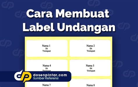 Cara Buat Nama Di Undangan