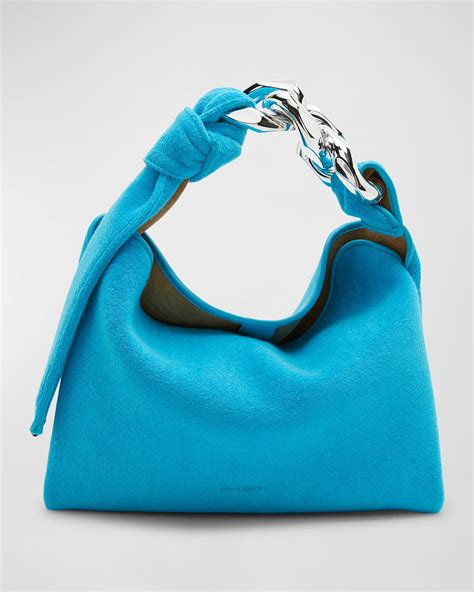 JW Anderson Small Leather Chain Hobo Bag Neiman Marcus