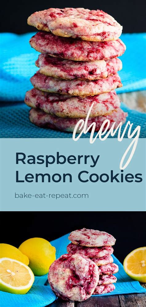 Raspberry Lemon Cookies Recipe Bake Eat Repeat Recipe Lemon