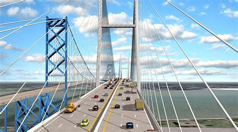 New Ambassador Bridge To Dedicate One Lane For Pre Screened Trucks Transport Topics