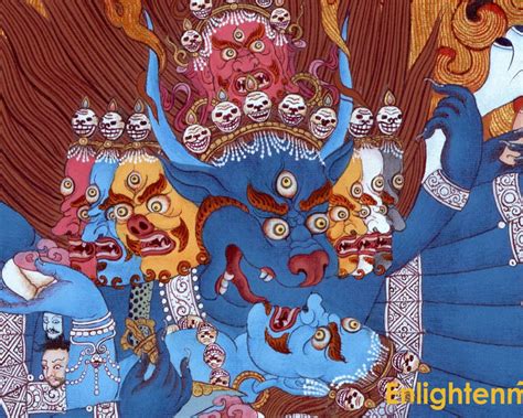 Yamantaka Thangka Yama Tibetan Thangka Painting Enlightenment Thangka