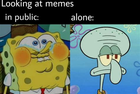 Don't post funny memes, if i'm in public : r/BikiniBottomTwitter