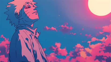 Naruto Blue & Pink Desktop Wallpaper - Free Naruto Wallpaper 4K