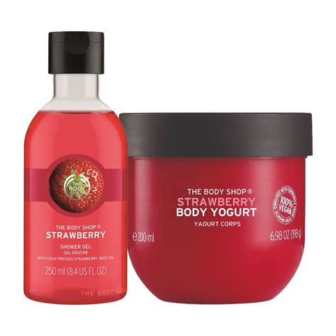 The Body Shop Strawberry Shower Gel And Yogurt Combo Buy The Body Shop