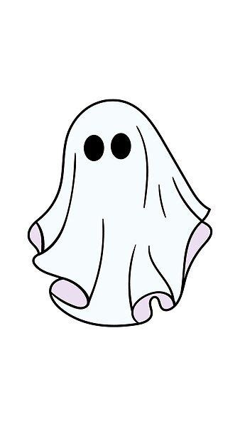 Pink And Blue Ghost By Shopmaggierose Redbubble Cute Halloween Drawings Ghost Tattoo Mini